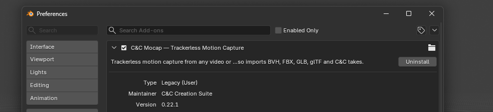 C&C Blender Addon 9