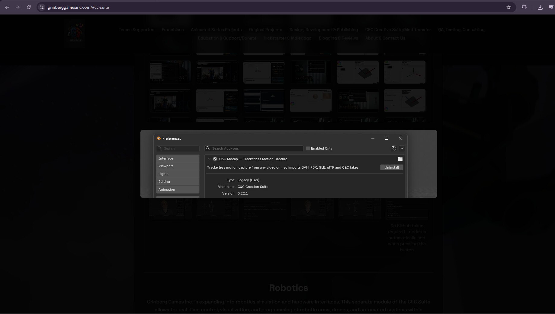 C&C Blender Addon 14