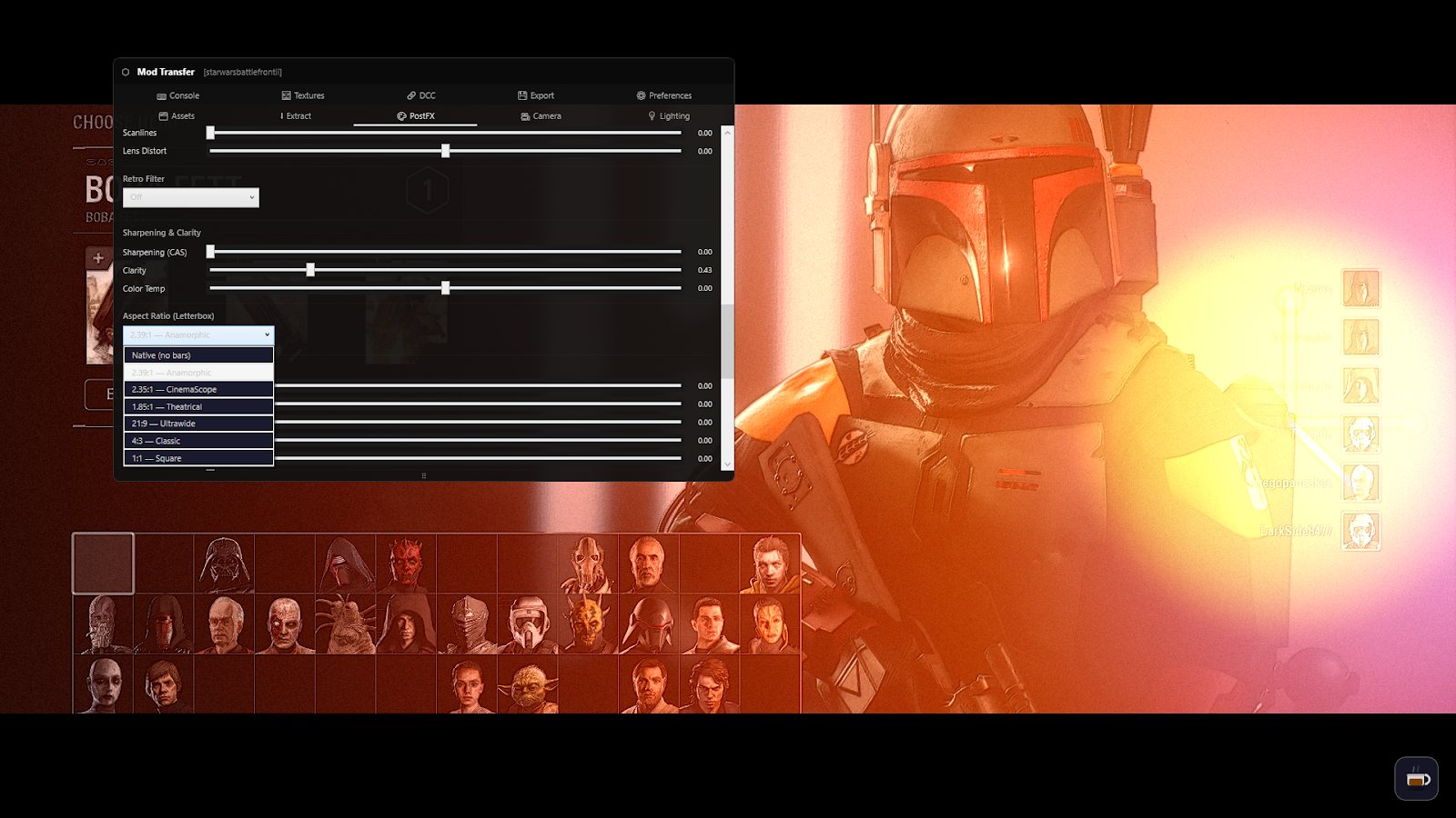 Mod Transfer Interface 95