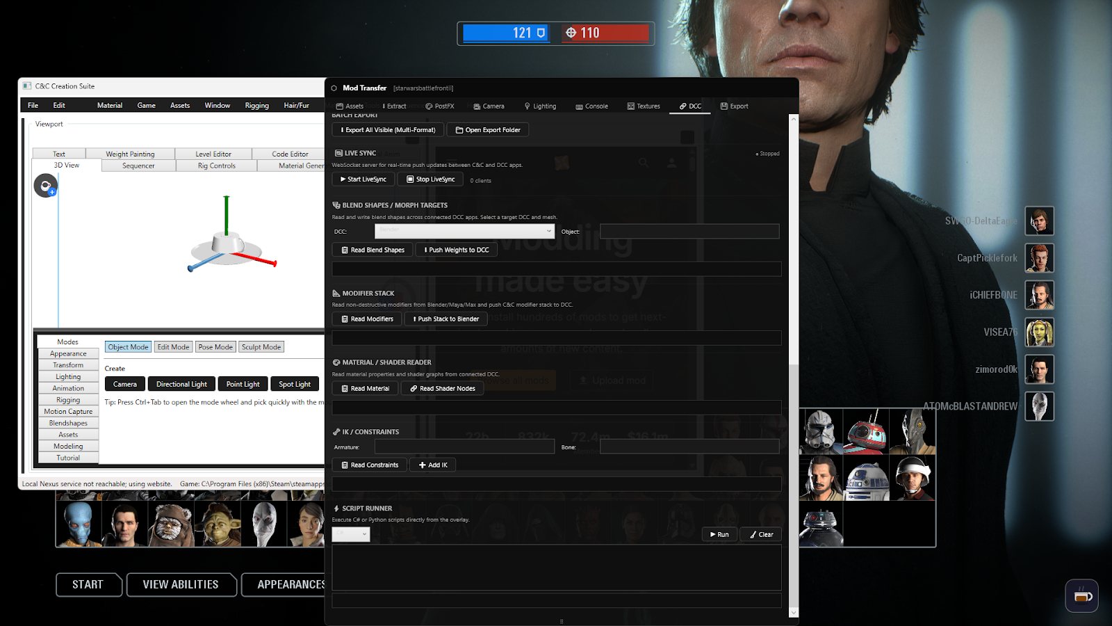 Mod Transfer Interface 30