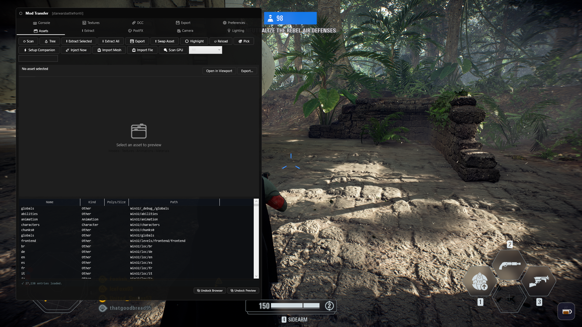 Mod Transfer Interface 105