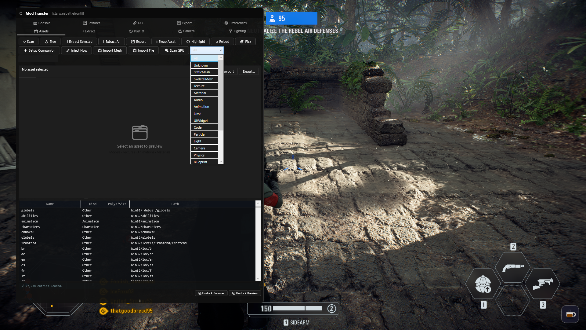Mod Transfer Interface 106